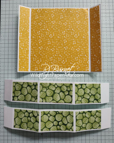 Turtley Awesome Bandstand Card at WildWestPaperArts.com