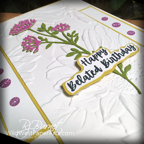 Sunflower Birthdays at WildWestPaperArts.com