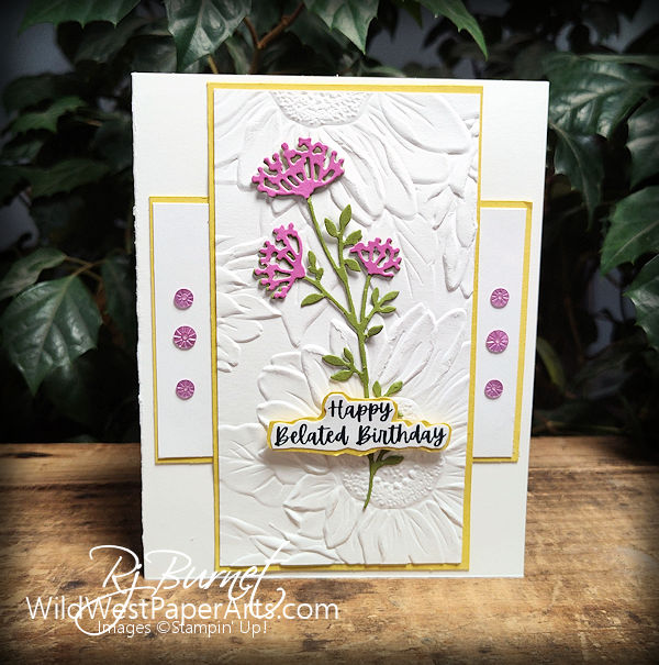 Sunflower Birthdays at WildWestPaperArts.com