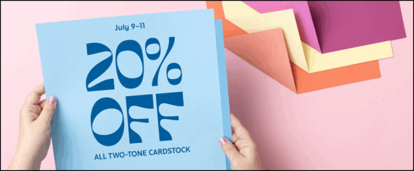Two-Tone Cardstock Sale at WildWestPaperArts.com