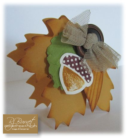 Throw WAY-Back Thursday: Autumn Leaves at WildWestPaperARts.com
