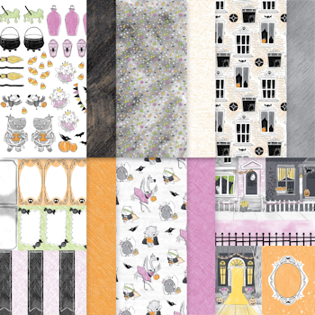 Stampin' Up! Spooky Sweet DSP at WildWestPaperArts.com