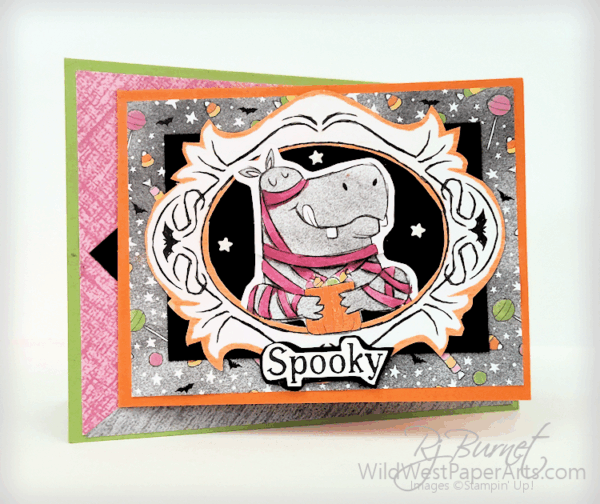 Creative Creases Challenge #107: Spooky Hippo at WildWestPaperArts.com
