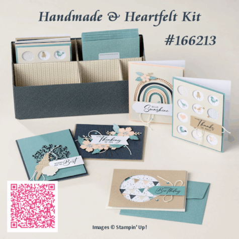Handmade & Heartfelt Kit for World Cardmaking Day 2025 at WildWestPaperArts.com