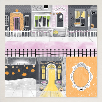 Spooky Halloween Designer Series Paper at WildWestPaperArts.com