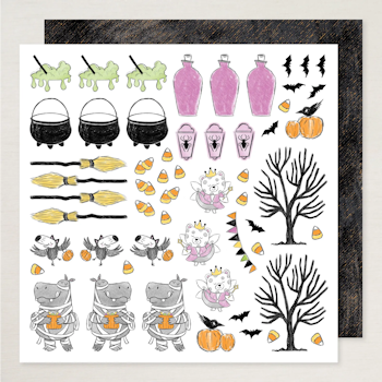 Spooky Halloween Designer Series Paper at WildWestPaperArts.com