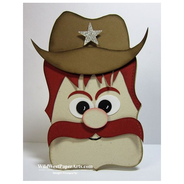 Top Not Sheriff an Original Design by Rae in Reno at WildWestPaperArts.com