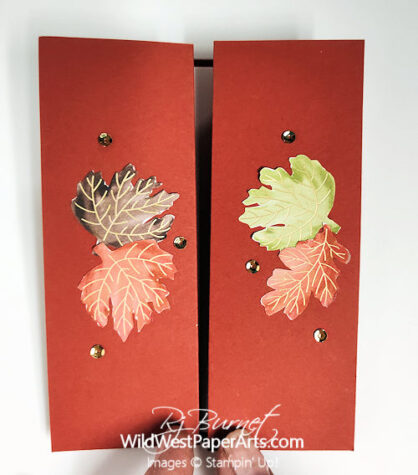 Pop Out Fold back closed at WildWestPaperArts.com