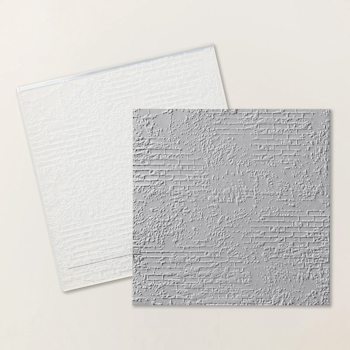 Exposed Brick Embossing Folder at WildWestPaperArts.com