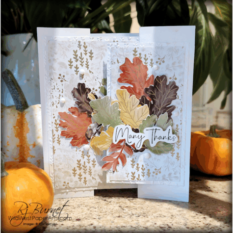 Floating Autumn Panels from WildWestPaperArts.com