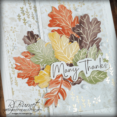 Floating Autumn Panels from WildWestPaperArts.com