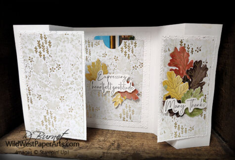 Floating Autumn Panels at WildWestPaperArts.com