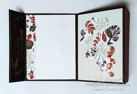 Creative Creases #109: Gathering Leaves Fun Fold from WildWestPaperArts.com