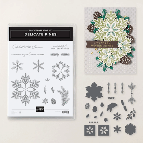 Stampin' Up! Delicate Pines Bundle at WildWestPaperArts.com