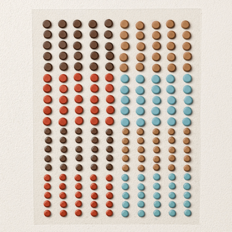 Stampin' Up! Earthy Matte Dots at WildWestPaperArts.com