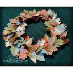 Harvest Home Garland to Wreath from WildWestPaperArts.com