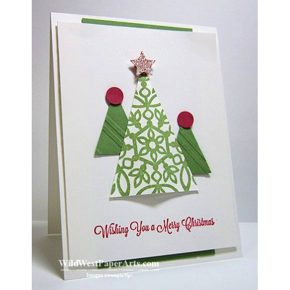 Throw WAY-back Thursday - Oh Christmas Tree from WildWestPaperArts.com