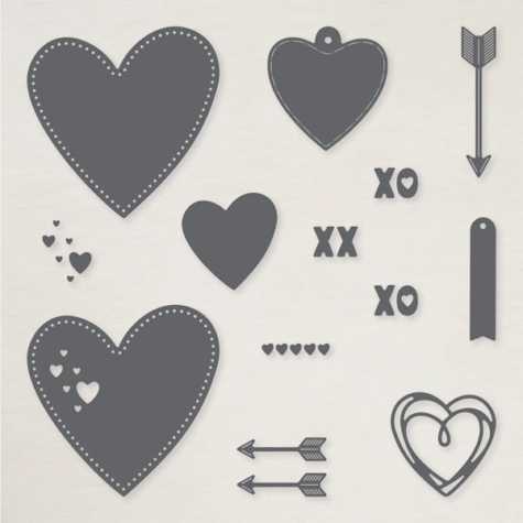 Stampin' Up! Endless Love Dies from WildWestPaperARts.com