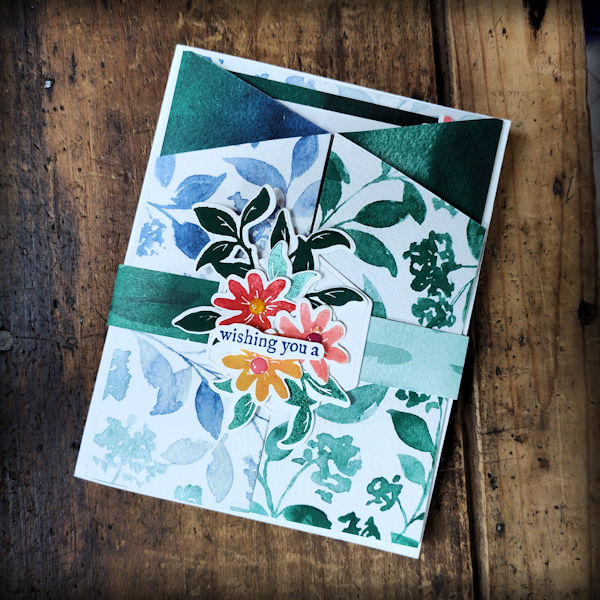 Fun Fold Blog Hop Gate to Paradise from Wild West Paper Arts