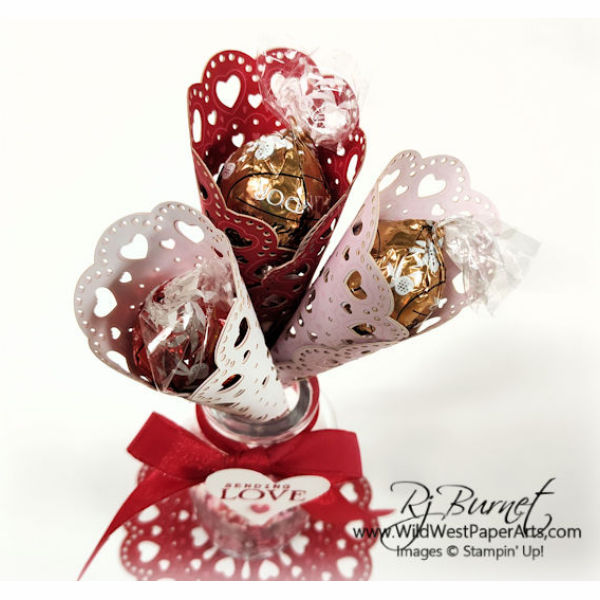 Lovely Doily Bouquet from WildWestPaperArts.com