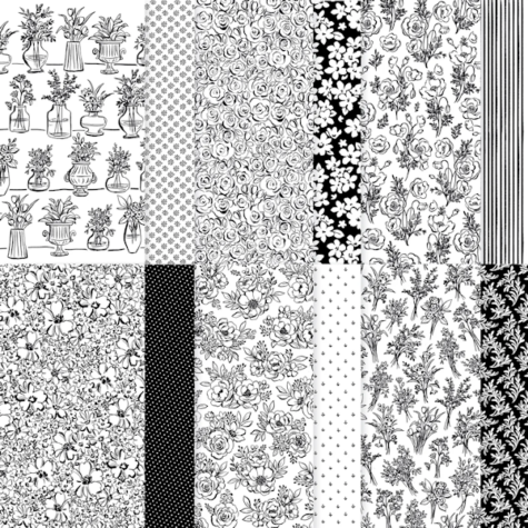 Stampin' Up! Artisan Sketched Garden DSP at WildWestPaperArts.com