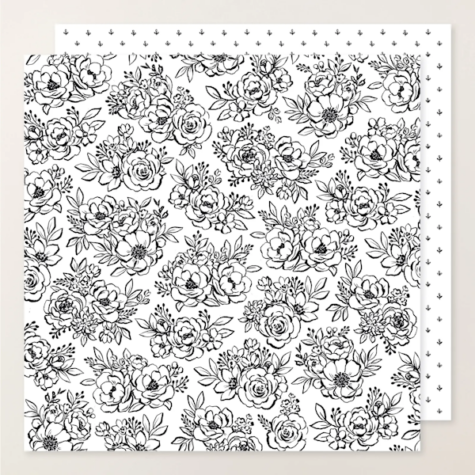 Stampin' Up! Artisan Sketched Garden DSP at WildWestPaperArts.com