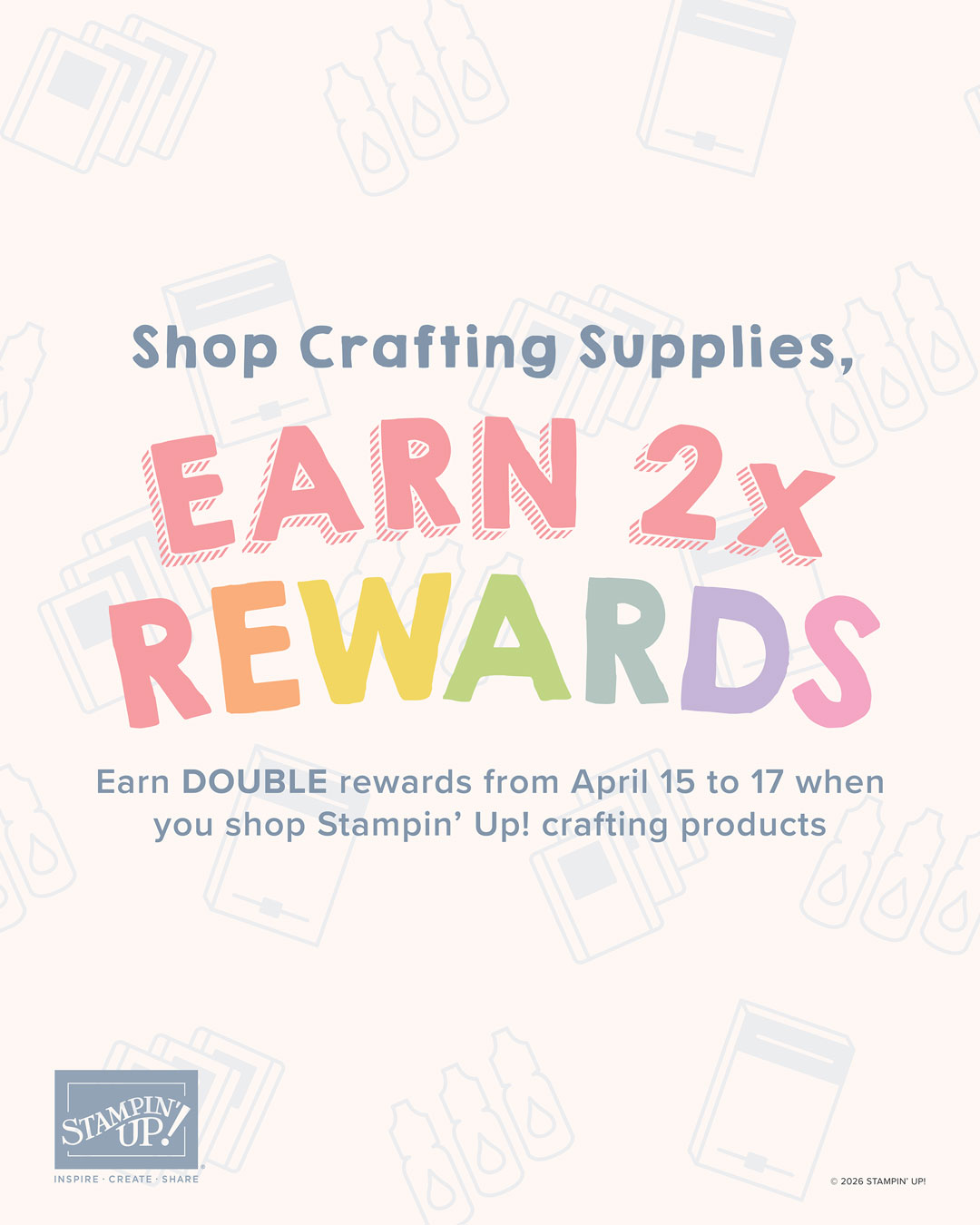 Stampin' Up! Double Rewards Days at WildWestPaperArts.com