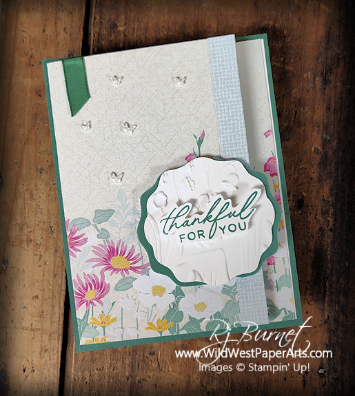 Stampin Up Velvet Meadows at WildWestPaperArts.com