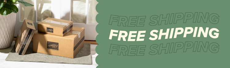 Stampin' Up! Free Shipping June 2026