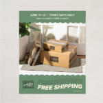 Stampin' Up! Free Shipping at WildWestPaperArts.com