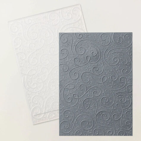 Swirls of Magic Embossing Folder at WildWestPaperArts.com