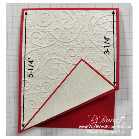 Shimmering Strips SDSP Measurement at WildWestPaperArts.com 
