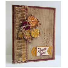 Throw WAY-back Thursday Layered Leaves at WildWestPaperArts.com