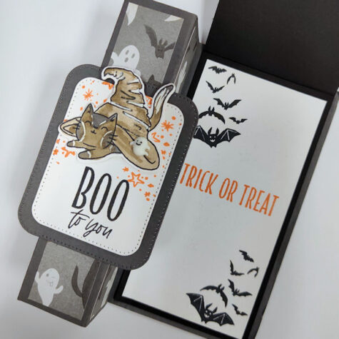 Oh My Fright Column Card at WildWestPaperArts.com