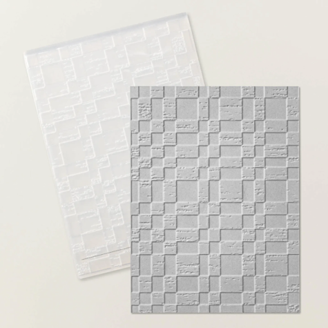 Stampin' Up! Rustic Check 3D Embossing Folder at WildWestPaperArts.com